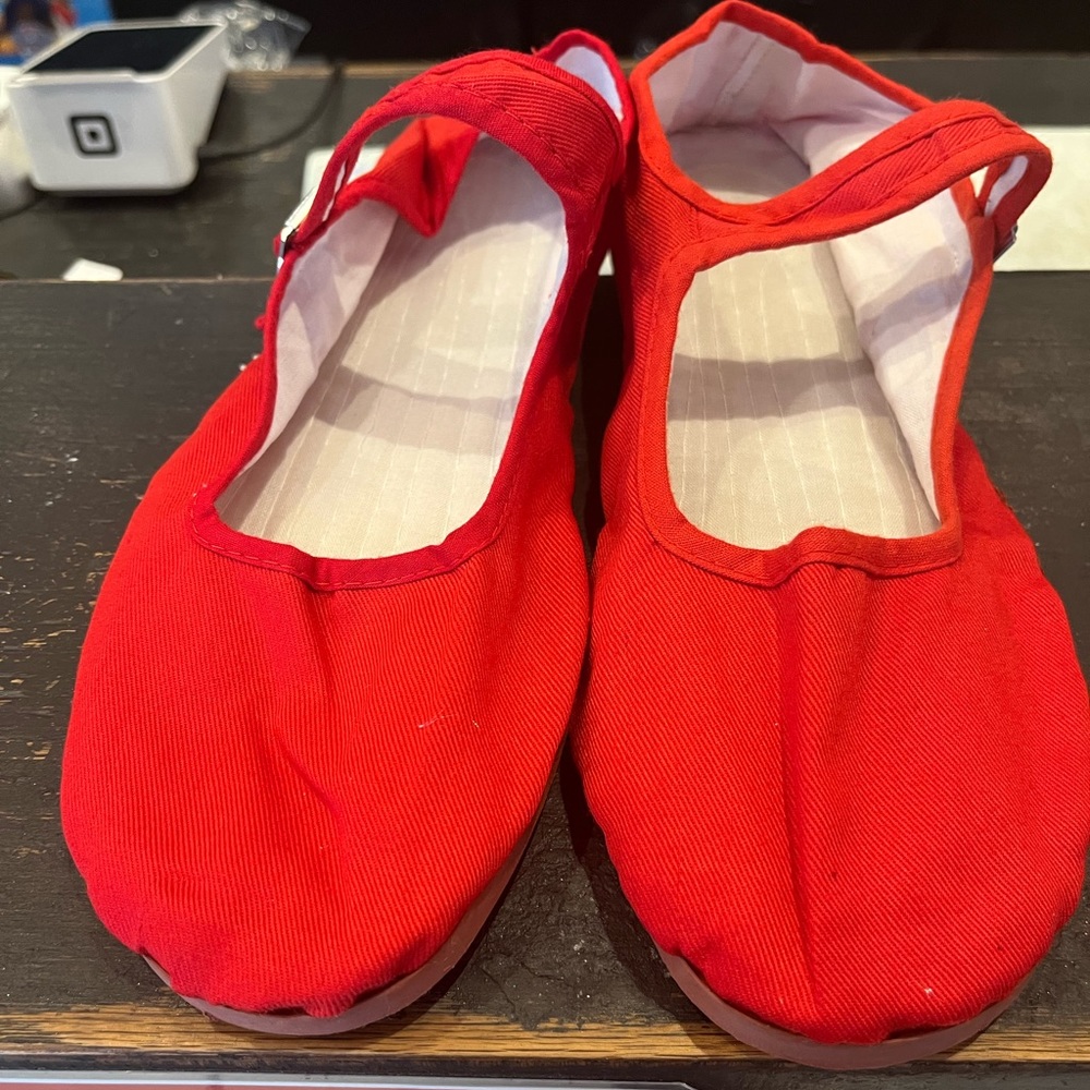 Red china doll shoes size 35 china